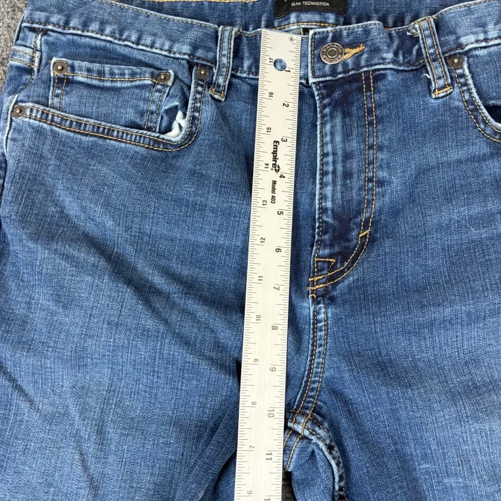Banana‎ Republic Slim Techmotion Jeans Mens 36x32 Blue Denim Medium Wash 35x30